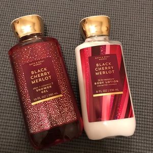 Bath & body works shower gel and lotion bundle